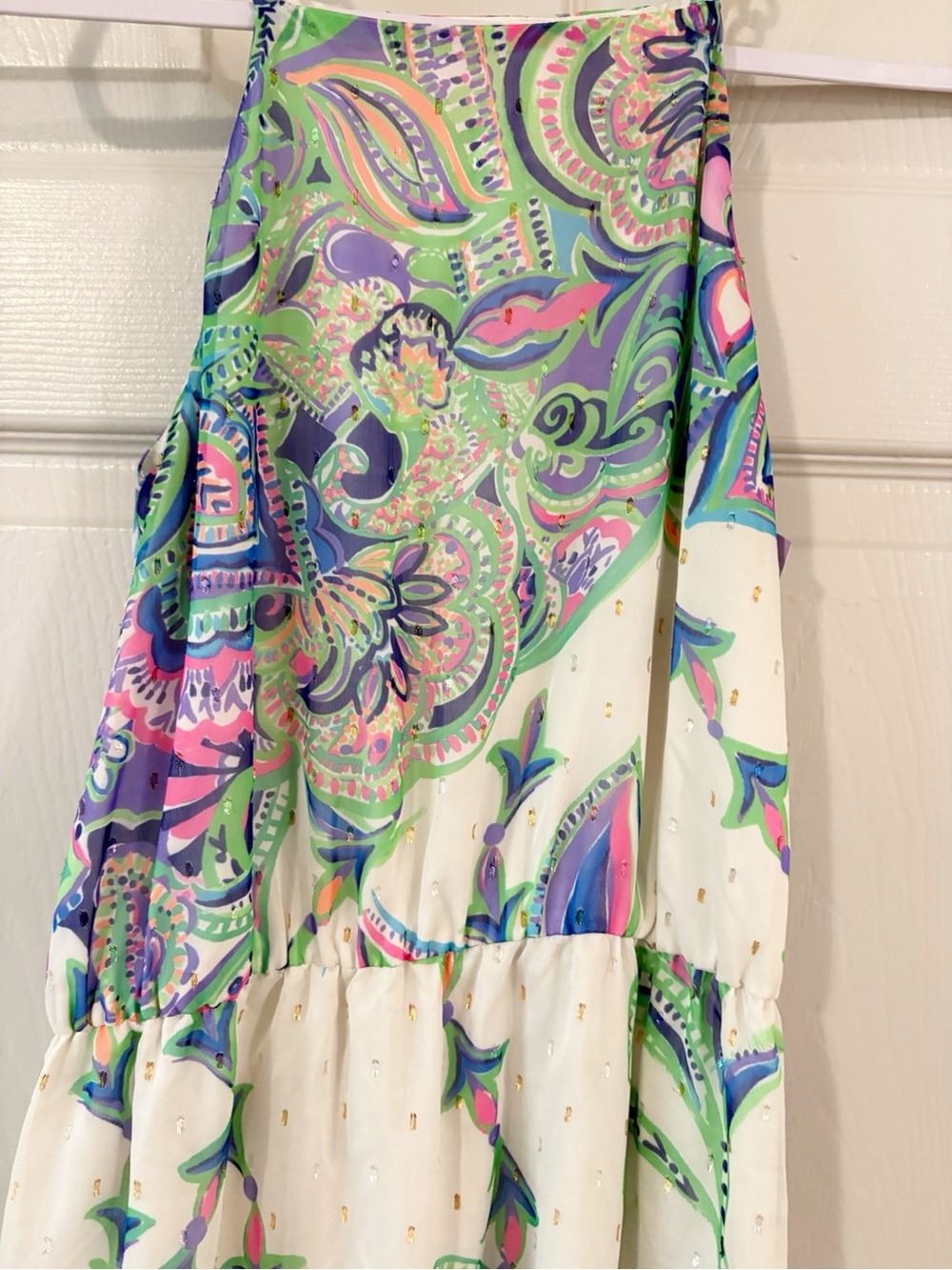 Lilly Pulitzer Tiera Multi Best Kept Secret Engineered Maxi Dress Size Small - Picture 14 of 15